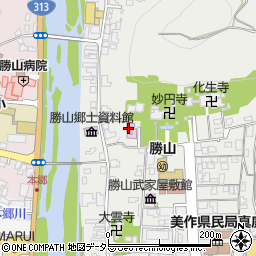 勝山文化往来館ひしお周辺の地図