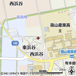兵庫県丹波篠山市郡家232周辺の地図