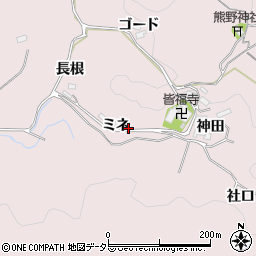 愛知県豊田市幸海町ミネ周辺の地図