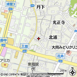 愛知県名古屋市緑区鳴海町北浦3周辺の地図