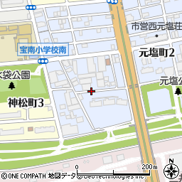 〒457-0823 愛知県名古屋市南区元塩町の地図