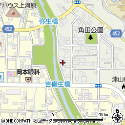 岡山県津山市大田81-7周辺の地図