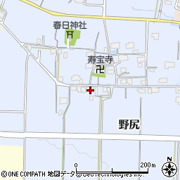 兵庫県丹波篠山市野尻107周辺の地図