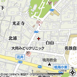 愛知県名古屋市緑区鳴海町白山118周辺の地図