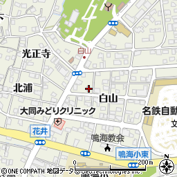 愛知県名古屋市緑区鳴海町白山119周辺の地図