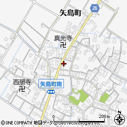 滋賀県守山市矢島町1327-6周辺の地図