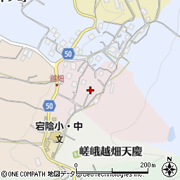 京都府京都市右京区嵯峨越畑南ノ町18周辺の地図