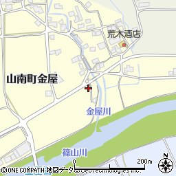 兵庫県丹波市山南町金屋612周辺の地図