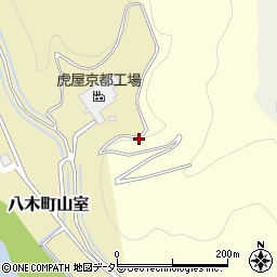 京都府南丹市八木町北広瀬城谷口周辺の地図