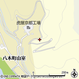 京都府南丹市八木町北広瀬（城谷口）周辺の地図