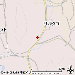 愛知県豊田市平折町サルクゴ周辺の地図