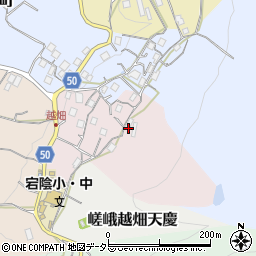 京都府京都市右京区嵯峨越畑南ノ町5周辺の地図