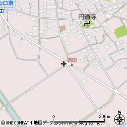 滋賀県東近江市上羽田町3678周辺の地図