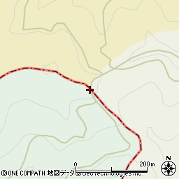 花丸峠周辺の地図
