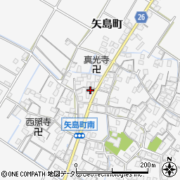 滋賀県守山市矢島町1327-1周辺の地図