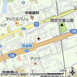 静岡県田方郡函南町間宮672-8周辺の地図
