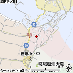 京都府京都市右京区嵯峨越畑南ノ町20周辺の地図