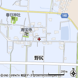 兵庫県丹波篠山市野尻328周辺の地図