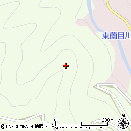 愛知県東栄町（北設楽郡）西薗目（椴ノ場）周辺の地図