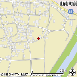 兵庫県丹波市山南町梶353周辺の地図