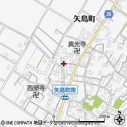 滋賀県守山市矢島町1332周辺の地図