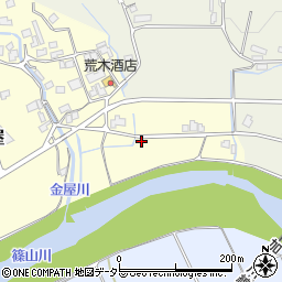 兵庫県丹波市山南町金屋35周辺の地図