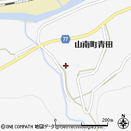 兵庫県丹波市山南町青田508周辺の地図