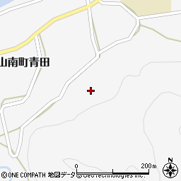 兵庫県丹波市山南町青田312周辺の地図