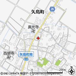 滋賀県守山市矢島町1212周辺の地図
