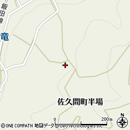 静岡県浜松市天竜区佐久間町半場375周辺の地図