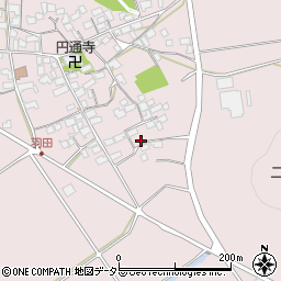 滋賀県東近江市上羽田町552周辺の地図