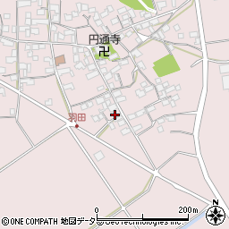 滋賀県東近江市上羽田町757周辺の地図