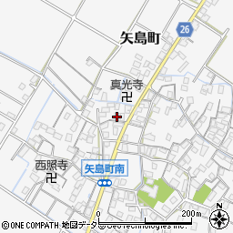 滋賀県守山市矢島町1330-4周辺の地図
