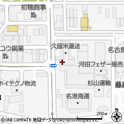 ニッポンロジ株式会社　中部・関西本部・名古屋支店周辺の地図