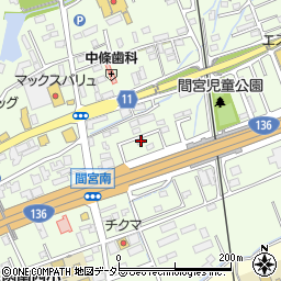 静岡県田方郡函南町間宮672周辺の地図