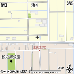 愛知県海部郡飛島村渚4丁目37周辺の地図