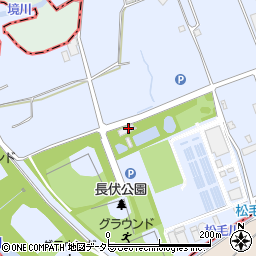 三島市役所　長伏プール周辺の地図