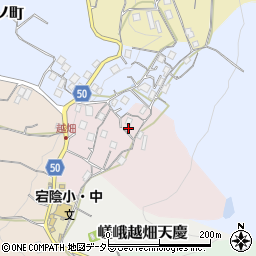 京都府京都市右京区嵯峨越畑南ノ町10周辺の地図