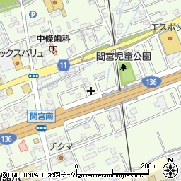 静岡県田方郡函南町間宮672-20周辺の地図