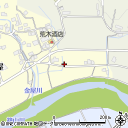 兵庫県丹波市山南町金屋19周辺の地図