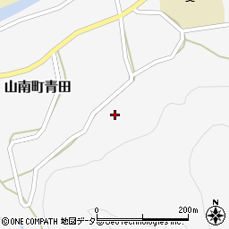兵庫県丹波市山南町青田322周辺の地図