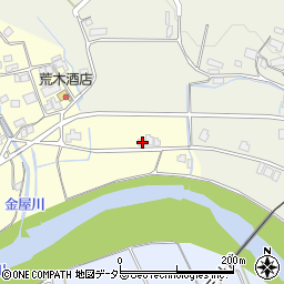 兵庫県丹波市山南町金屋24周辺の地図