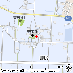 兵庫県丹波篠山市野尻350周辺の地図