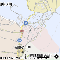 京都府京都市右京区嵯峨越畑南ノ町21周辺の地図