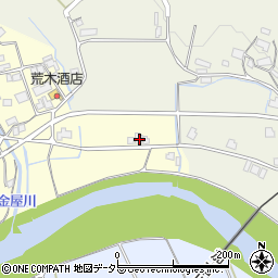兵庫県丹波市山南町金屋25周辺の地図