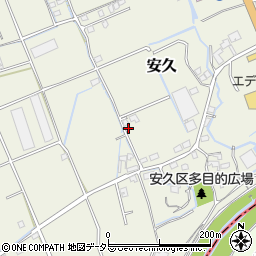 静岡県三島市安久442-2周辺の地図