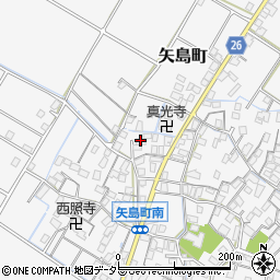 滋賀県守山市矢島町1331-1周辺の地図