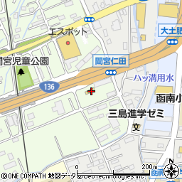 静岡県田方郡函南町間宮760周辺の地図