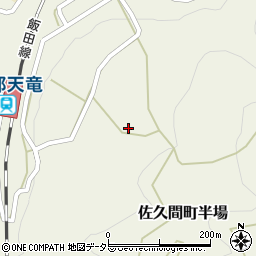 静岡県浜松市天竜区佐久間町半場382周辺の地図