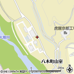 京都府南丹市八木町山室南里周辺の地図